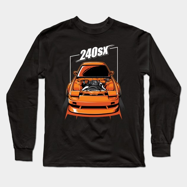 Nissan 240sx Long Sleeve T-Shirt by JDMAPEX